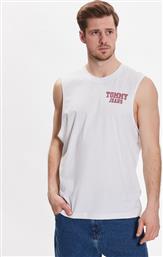 TANK TOP BASKETBALL DM0DM16307 ΛΕΥΚΟ RELAXED FIT TOMMY JEANS από το MODIVO