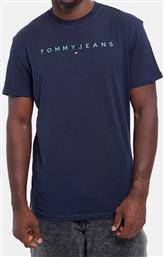 TJM REG LINEAR LOGO TEE EXT TOMMY JEANS
