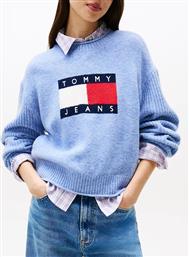 TJW MELANGE FLAG SWEATER RIB EXT TOMMY JEANS