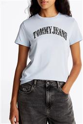 TJW REG FLORAL VARSITY TEE TOMMY JEANS