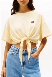 TJW REG WAIST TIE BADGE TEE EXT TOMMY JEANS