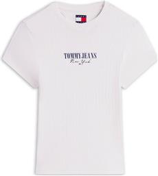 TJW SLIM LOGO 2 POINTELLE TEE TOMMY JEANS