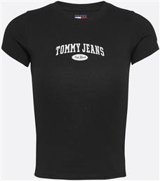 TJW SLIM VARSITY RIB TEE EXT TOMMY JEANS