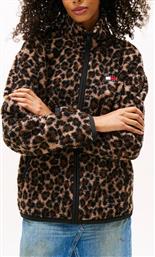 TJW ZIP THROUGH BADGE TEDDY TOMMY JEANS