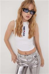 TOP ΧΡΩΜΑ: ΑΣΠΡΟ TOMMY JEANS