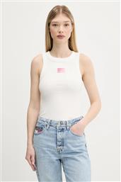 TOP ΧΡΩΜΑ: ΑΣΠΡΟ, DW0DW20920 TOMMY JEANS