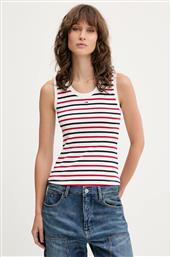 TOP ΧΡΩΜΑ: ΜΠΟΡΝΤΟ, DW0DW20673 TOMMY JEANS