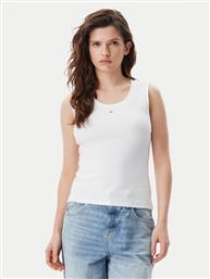 ΤΟΠ ESSENTIAL DW0DW20673 ΛΕΥΚΟ SLIM FIT TOMMY JEANS