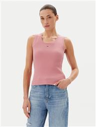ΤΟΠ ESSENTIAL DW0DW20673 ΡΟΖ SLIM FIT TOMMY JEANS