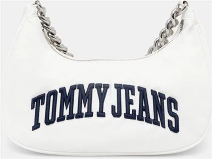 ΤΣΑΝΤΑ ΧΡΩΜΑ: ΑΣΠΡΟ, AW0AW16983 TOMMY JEANS