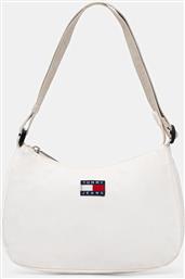 ΤΣΑΝΤΑ ΧΡΩΜΑ: ΑΣΠΡΟ, AW0AW17888 TOMMY JEANS