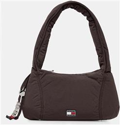 ΤΣΑΝΤΑ ΧΡΩΜΑ: ΚΑΦΕ, AW0AW18068 TOMMY JEANS