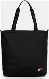 ΤΣΑΝΤΑ ΧΡΩΜΑ: ΜΑΥΡΟ, AM0AM14049 TOMMY JEANS