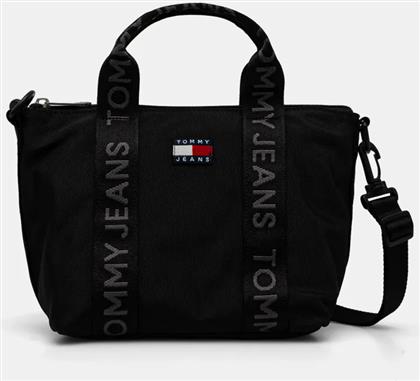 ΤΣΑΝΤΑ ΧΡΩΜΑ: ΜΑΥΡΟ, AW0AW17288 TOMMY JEANS