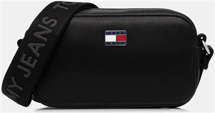 ΤΣΑΝΤΑ ΧΡΩΜΑ: ΜΑΥΡΟ, AW0AW18065 TOMMY JEANS