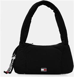 ΤΣΑΝΤΑ ΧΡΩΜΑ: ΜΑΥΡΟ, AW0AW18068 TOMMY JEANS