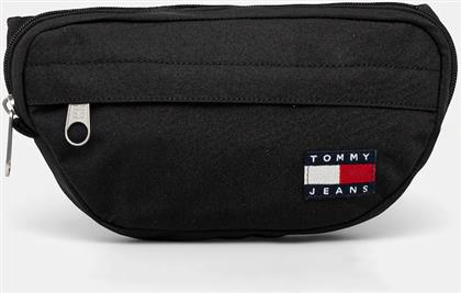 ΤΣΑΝΤΑ ΦΑΚΕΛΟΣ ΧΡΩΜΑ: ΜΑΥΡΟ, AM0AM13701 TOMMY JEANS