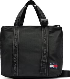 ΤΣΑΝΤΑ TJW ESS DAILY MINI TOTE AW0AW16277 ΜΑΥΡΟ TOMMY JEANS