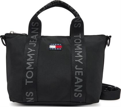 ΤΣΑΝΤΑ TJW ESS DAILY MINI TOTE AW0AW17288 ΜΑΥΡΟ TOMMY JEANS