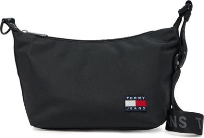 ΤΣΑΝΤΑ TJW ESS DAILY SHOULDER BAG AW0AW17287 ΜΑΥΡΟ TOMMY JEANS