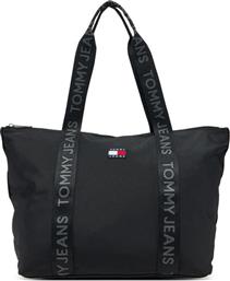 ΤΣΑΝΤΑ TJW ESS DAILY TOTE AW0AW17389 ΜΑΥΡΟ TOMMY JEANS