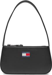 ΤΣΑΝΤΑ TJW ESS MUST SHOULDER BAG AW0AW16966 ΜΑΥΡΟ TOMMY JEANS