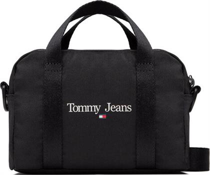 ΤΣΑΝΤΑ TJW ESSENTIAL CROSSOVER AW0AW12556 ΜΑΥΡΟ TOMMY JEANS