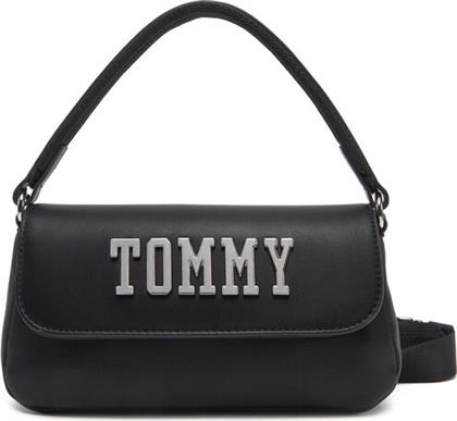 ΤΣΑΝΤΑ TJW EVERYWHERE FLAP CROSSOVER AW0AW17391 ΜΑΥΡΟ TOMMY JEANS