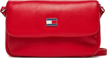 ΤΣΑΝΤΑ TJW PILLOW FLAP CROSSOVER AW0AW16978 ΚΟΚΚΙΝΟ TOMMY JEANS