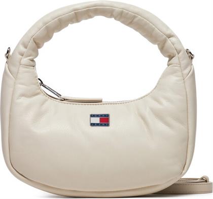 ΤΣΑΝΤΑ TJW PILLOW MINI HOBO AW0AW16976 ΜΠΕΖ TOMMY JEANS