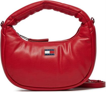 ΤΣΑΝΤΑ TJW PILLOW MINI HOBO AW0AW16976 ΚΟΚΚΙΝΟ TOMMY JEANS