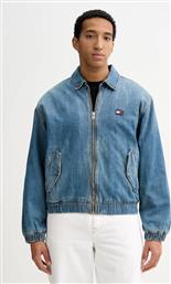 ΤΖΙΝ ΜΠΟΥΦΑΝ ΧΡΩΜΑ: ΜΠΛΕ, DM0DM22269 TOMMY JEANS