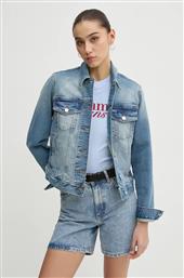 ΤΖΙΝ ΜΠΟΥΦΑΝ ΧΡΩΜΑ: ΜΠΛΕ, DW0DW19858 TOMMY JEANS