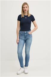 ΤΖΙΝ ΠΑΝΤΕΛΟΝΙ ΧΡΩΜΑ: ΜΠΛΕ, DW0DW20223 TOMMY JEANS