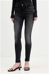 ΤΖΙΝ ΠΑΝΤΕΛΟΝΙ ΧΡΩΜΑ: ΜΑΥΡΟ, DW0DW22152 TOMMY JEANS