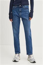 ΤΖΙΝ ΠΑΝΤΕΛΟΝΙ ΧΡΩΜΑ: ΝΑΥΤΙΚΟ ΜΠΛΕ, DW0DW19241 TOMMY JEANS από το ANSWEAR