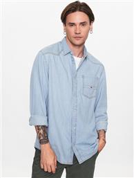 ΤΖΙΝ ΠΟΥΚΑΜΙΣΟ WESTERN DM0DM16609 ΜΠΛΕ RELAXED FIT TOMMY JEANS