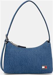 ΤΖΙΝ ΤΣΑΝΤΑ ΧΡΩΜΑ: ΜΠΛΕ, AW0AW17877 TOMMY JEANS