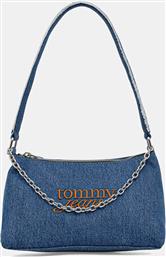 ΤΖΙΝ ΤΣΑΝΤΑ ΧΡΩΜΑ: ΜΠΛΕ, AW0AW18575 TOMMY JEANS