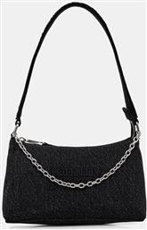 ΤΖΙΝ ΤΣΑΝΤΑ ΧΡΩΜΑ: ΜΑΥΡΟ, AW0AW18083 TOMMY JEANS