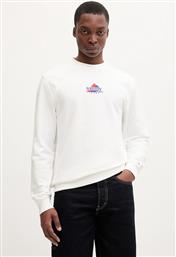 ΒΑΜΒΑΚΕΡΗ ΜΠΛΟΥΖΑ ΧΡΩΜΑ: ΑΣΠΡΟ, DM0DM22418 TOMMY JEANS