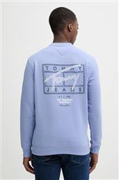 ΒΑΜΒΑΚΕΡΗ ΜΠΛΟΥΖΑ ΧΡΩΜΑ: ΜΠΛΕ, DM0DM22366 TOMMY JEANS