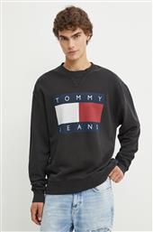 ΒΑΜΒΑΚΕΡΗ ΜΠΛΟΥΖΑ ΧΡΩΜΑ: ΓΚΡΙ, DM0DM19222 TOMMY JEANS