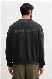 ΒΑΜΒΑΚΕΡΗ ΜΠΛΟΥΖΑ ΧΡΩΜΑ: ΓΚΡΙ, DM0DM22079 TOMMY JEANS
