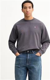 ΒΑΜΒΑΚΕΡΗ ΜΠΛΟΥΖΑ ΧΡΩΜΑ: ΓΚΡΙ, DN0DN00054 TOMMY JEANS