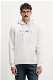 ΒΑΜΒΑΚΕΡΗ ΜΠΛΟΥΖΑ ΧΡΩΜΑ: ΓΚΡΙ, ΜΕ ΚΟΥΚΟΥΛΑ, DM0DM22642 TOMMY JEANS