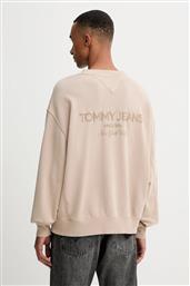 ΒΑΜΒΑΚΕΡΗ ΜΠΛΟΥΖΑ ΧΡΩΜΑ: ΚΑΦΕ, DM0DM22079 TOMMY JEANS