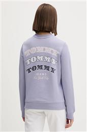 ΒΑΜΒΑΚΕΡΗ ΜΠΛΟΥΖΑ ΓΥΝΑΙΚΕΙΑ, ΧΡΩΜΑ: ΜΟΒ, DW0DW22517 TOMMY JEANS