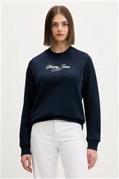 ΒΑΜΒΑΚΕΡΗ ΜΠΛΟΥΖΑ ΓΥΝΑΙΚΕΙΑ, ΧΡΩΜΑ: ΝΑΥΤΙΚΟ ΜΠΛΕ, DW0DW21922 TOMMY JEANS