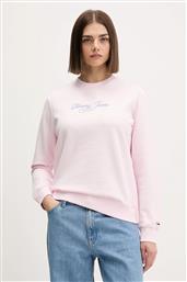 ΒΑΜΒΑΚΕΡΗ ΜΠΛΟΥΖΑ ΓΥΝΑΙΚΕΙΑ, ΧΡΩΜΑ: ΡΟΖ, DW0DW21922 TOMMY JEANS